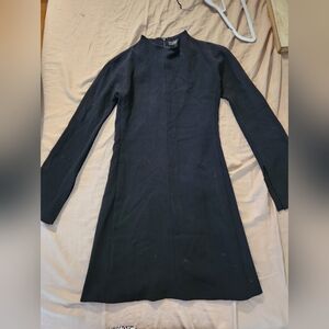 Womens black long sleeve dress by Theory